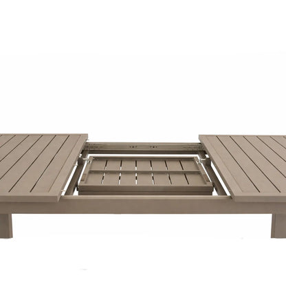 Tavolo estensibile Dedalo tortora cm 180-270x95x75h