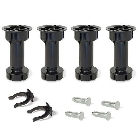 Verstellbarer Fußsatz für Bone H120 mm schwarze Möbel