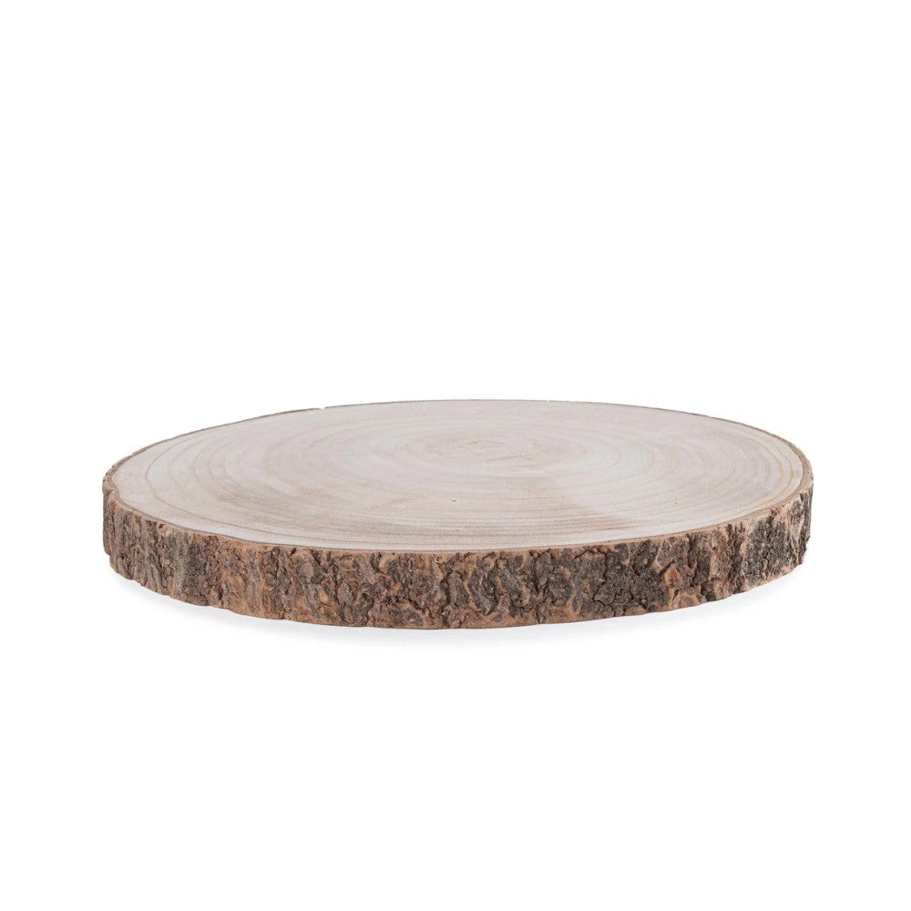 Piatto decorativo Marvin in legno Ø30 x3h