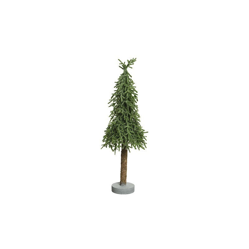 Albero natalizio gnomo verde glitter Ø23 × H75 cm