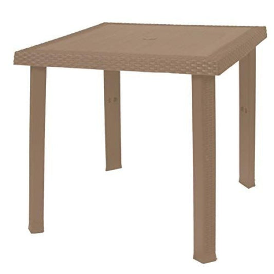 Tavolo da giardino Figaro tortora cm 80x80x72h