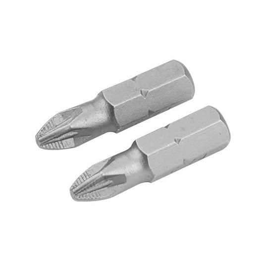 Set of 2 screwdriver inserts 3x25 mm steel