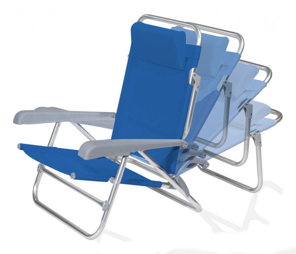 Strandliegestuhl Palau, blaue Farbe