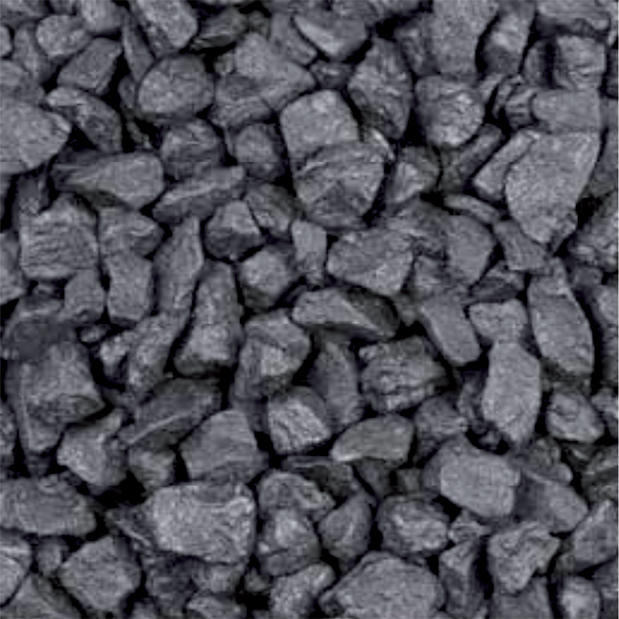 Sassi in vetro decorativi nero 550 gr Flortis