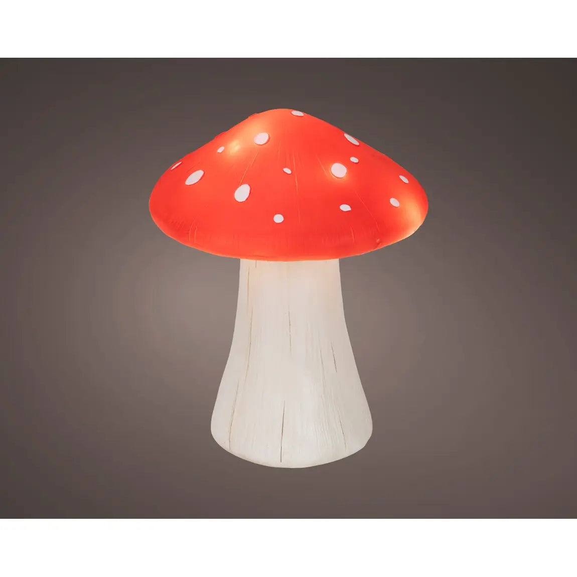 Fungo decorativo in poliresina con LED 14,5 × 14,5 × H18 cm