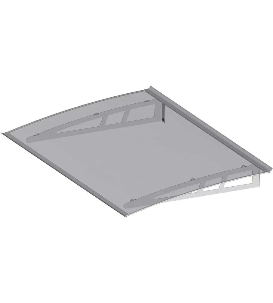 Transparent polycarbonate shelter 140x100 cm