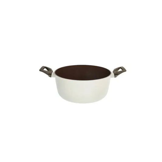 Casseruola 24 cm con 2 manici in alluminio forgiato – Rivestimento antiaderente 4 strati PFAS Free