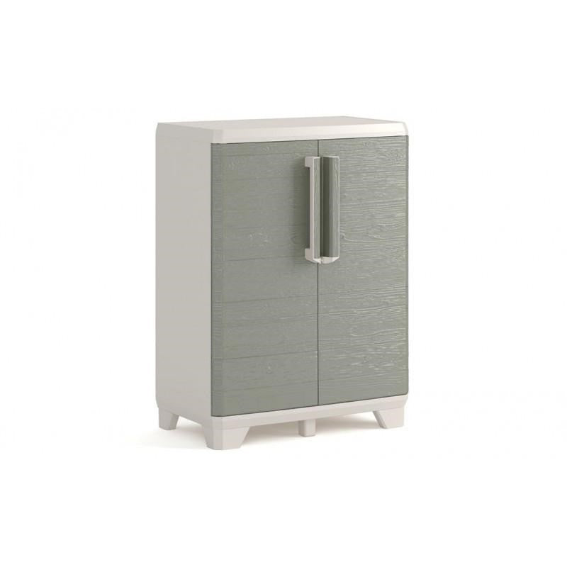 Armario bajo Keter Wood Grain cm 68x39x97 h