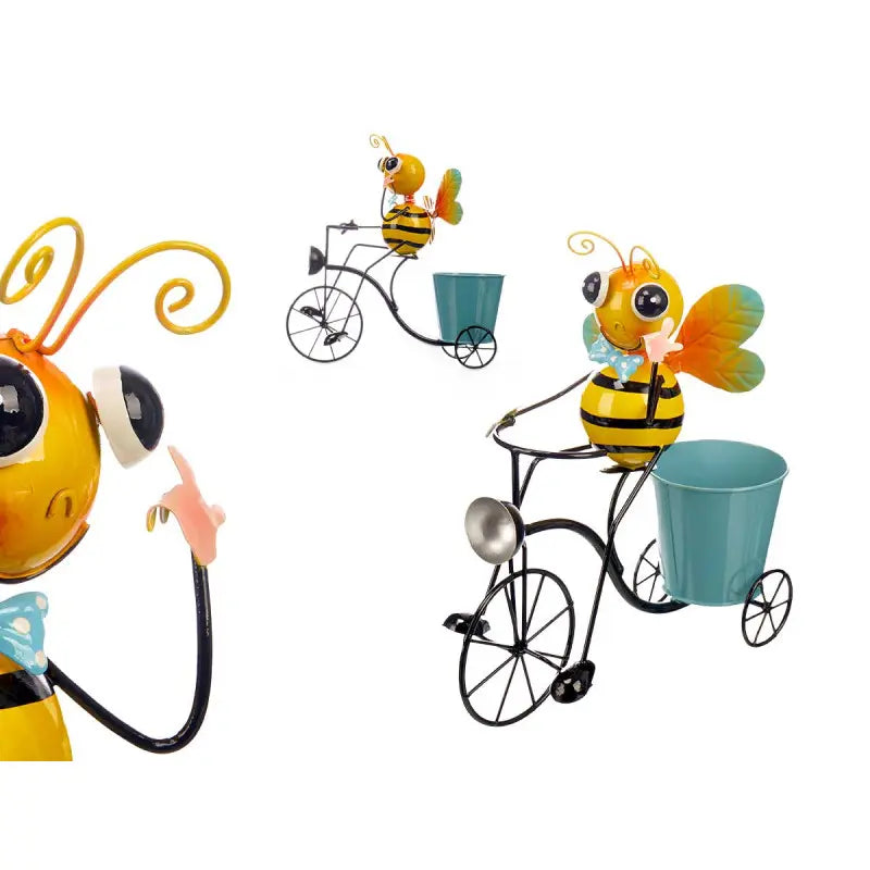 Portamacetas bicicleta abeja 13x31,5x35h cm