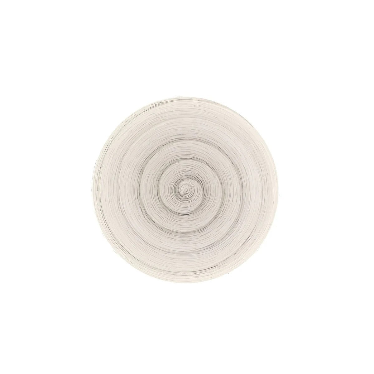 Weißer Erinnerungstisch-Dessertteller aus handbemalter Keramik Ø20,5 cm