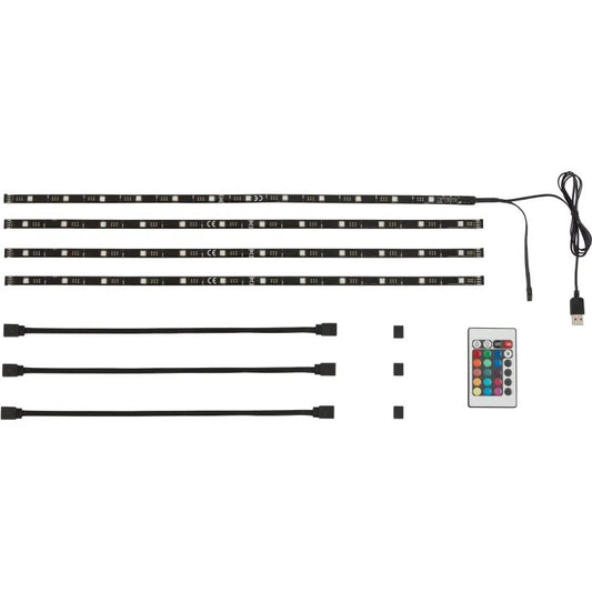 Tira led usb rgb 50 cm 48 leds
