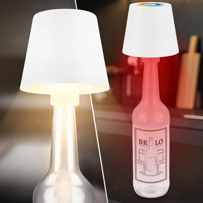 Calida Lámpara de mesa LED RGBW 3 en 1 blanca 200lm