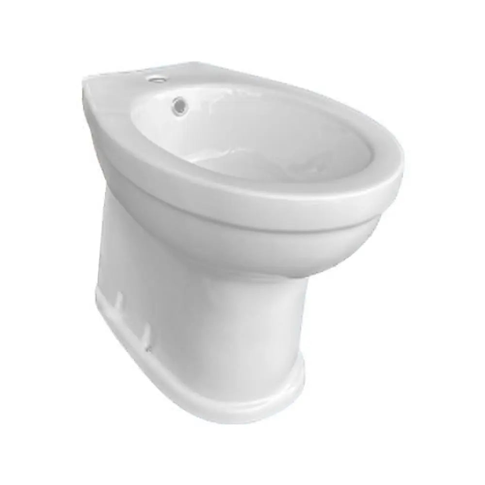Bidet a pavimento Berlin bianco in ceraminca monoforo