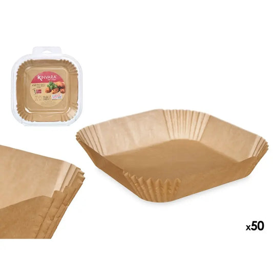 Set of 50 paper molds for air fryers