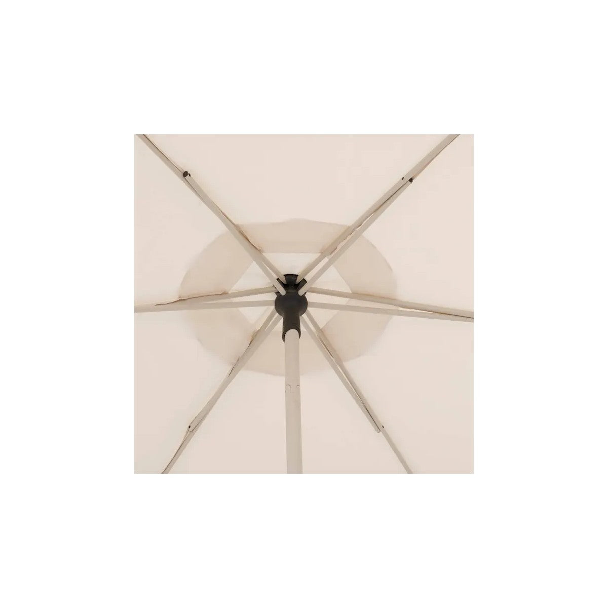Ombrellone Soya argilla 2,7 m in acciaio e poliestere