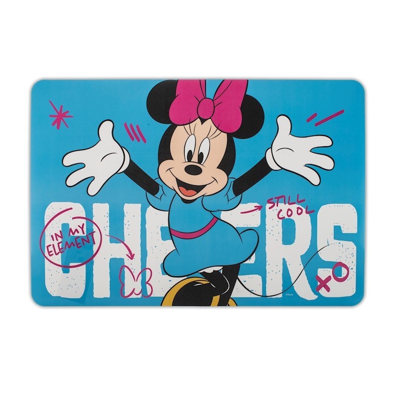 Disney Minnie Comeback placemat with assorted patterns