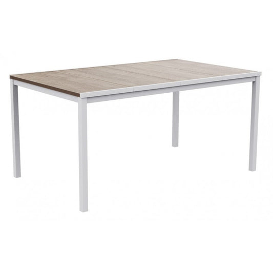 Keter Porto table white wood effect cm 159x95x75 h