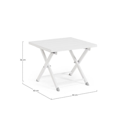 Bizzotto tavolino Taylor bianco cm 44x43x36h