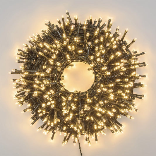 Mehrzweck-1000-LED-Kette 50 m mit Solarpanel