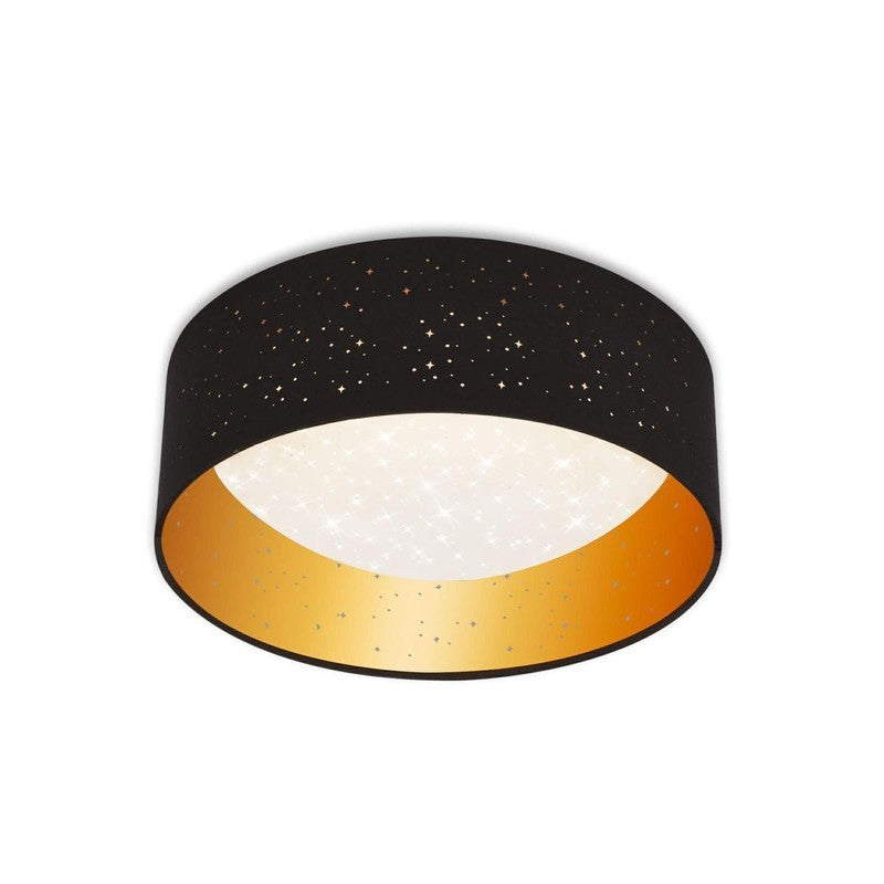 Maila LED ceiling light 32.5 cm 12w 1200lm black gold