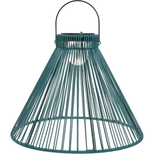 Lampada solare sospesa Nomad verde in metallo Ø48 × H37 cm