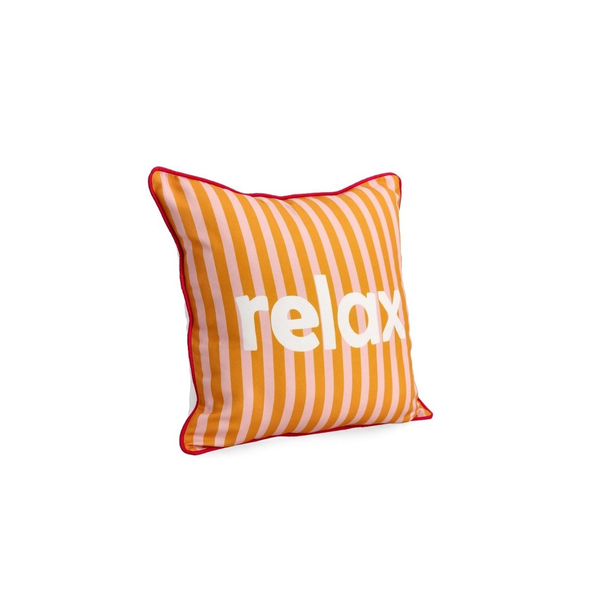 Bizzotto Karera Cojín relax beige/naranja 45x45 cm