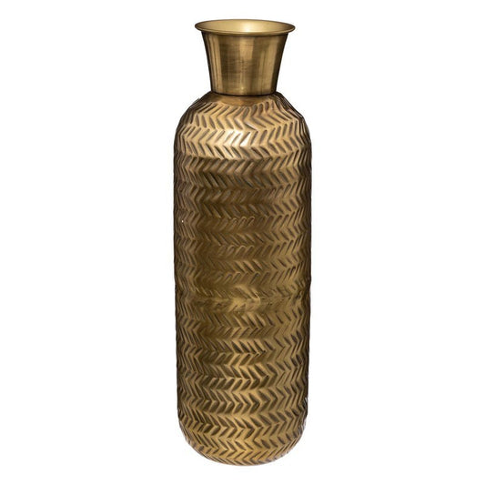 Nachtvase H45 cm aus goldfarbenem Metall
