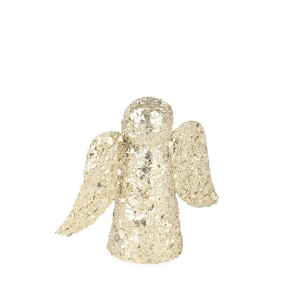 Angelo decorativo Hadley argento H10,5 cm