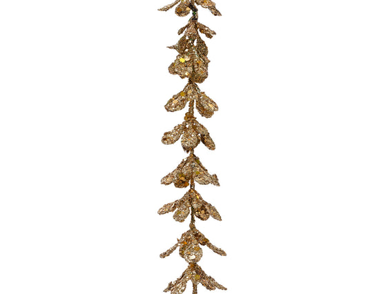 GHIRLANDA ORO GLITTER H. 150cm x Mon. 3cm x lar. 3cm