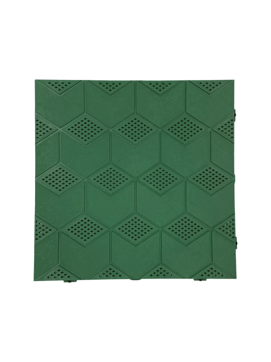 Piastrella snap design verde 38x38