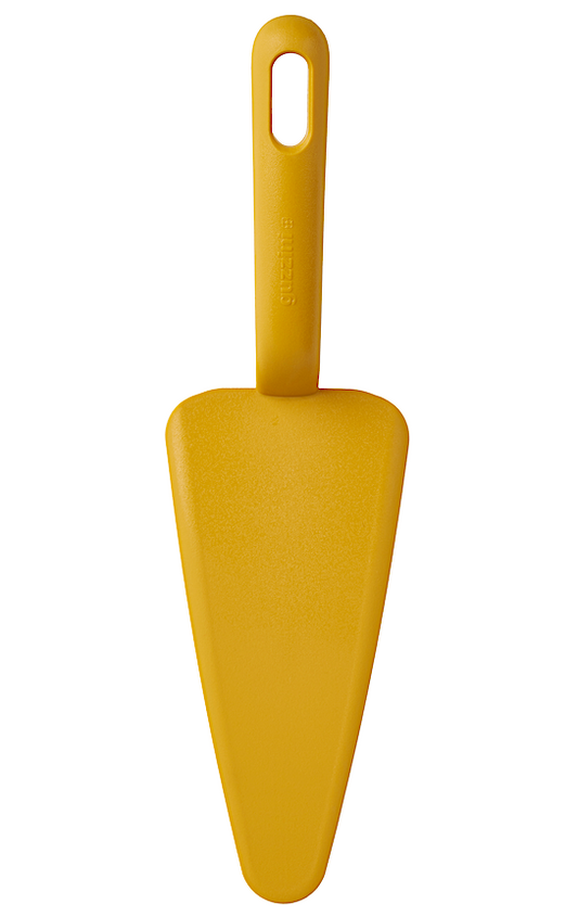 Chef line cake server 28 cm, mango yellow color