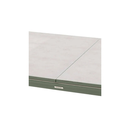 Pulpy 12-seater extendable garden table, laurel green/granite grey