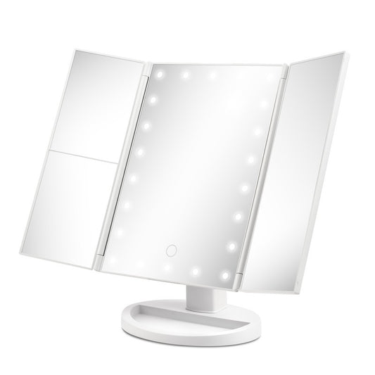 BE05 espejo de maquillaje con luces LED 18x28x12h cm