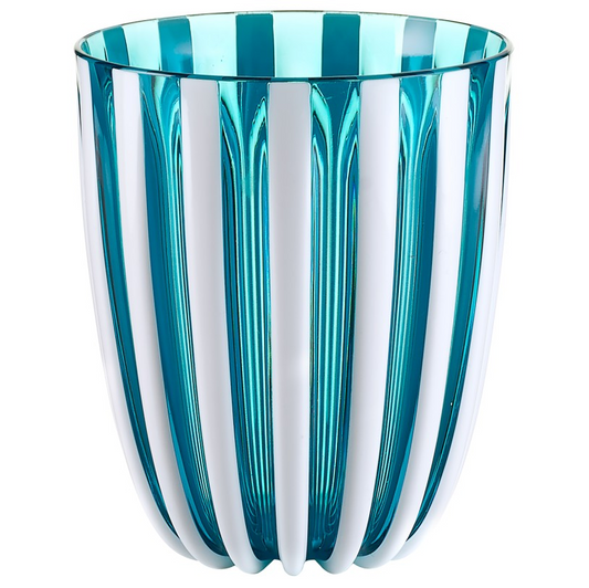 Vaso bajo Dolcevita color turquesa 350 cc