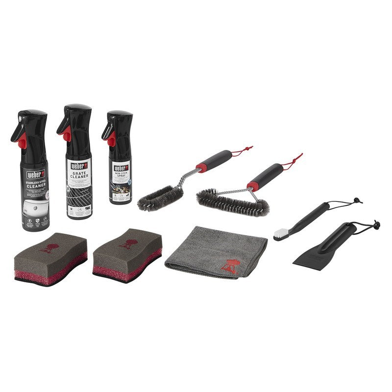Cleaning kit for Weber gas barbecues in stainless steel