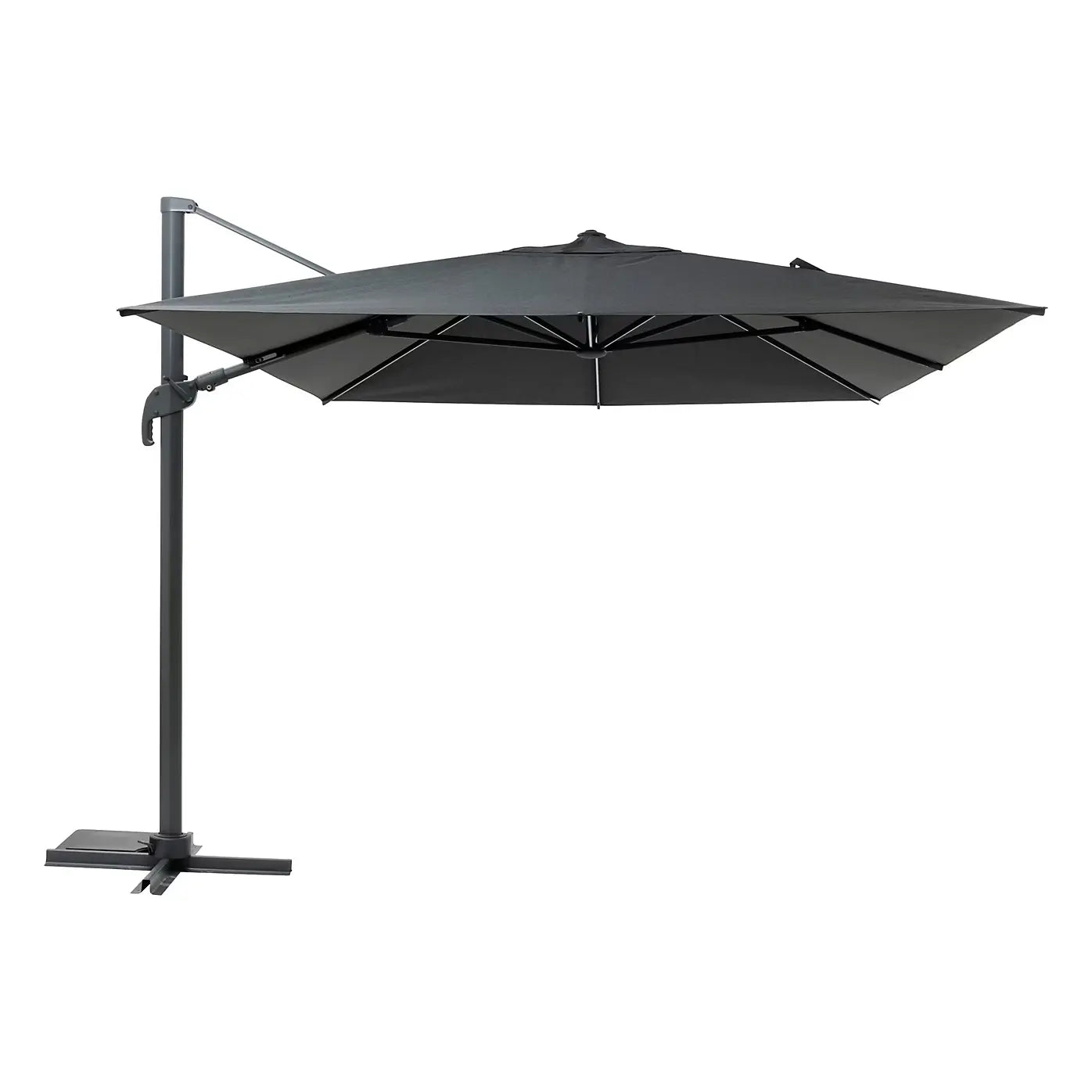 Melhia Regenschirm 4x3 m Anthrazit