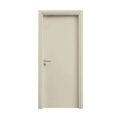 Porta battente modello A crema/rovere 80x210 cm MDF B02/03