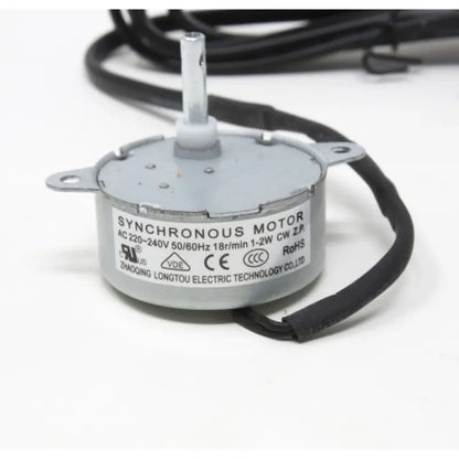 Motoriduttore per movimento 1,2 W 18 RPM Ø40 mm con albero Ø4 mm