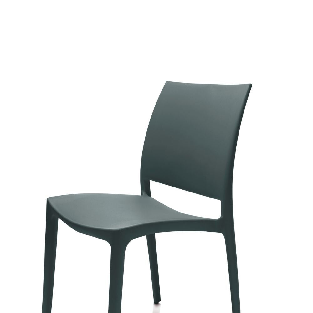 Sedia polipropilene grigio 46,4x53,9x84,5