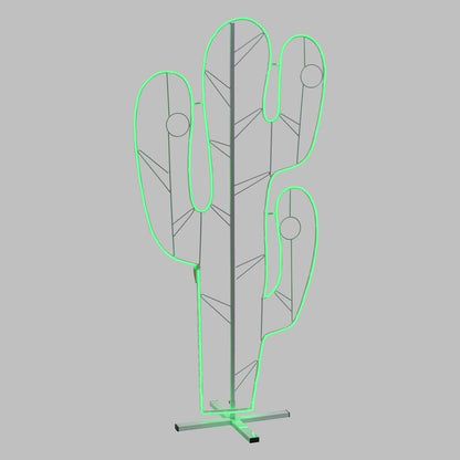Grüner Neonkaktus 4m x 1,20m 480 LEDs