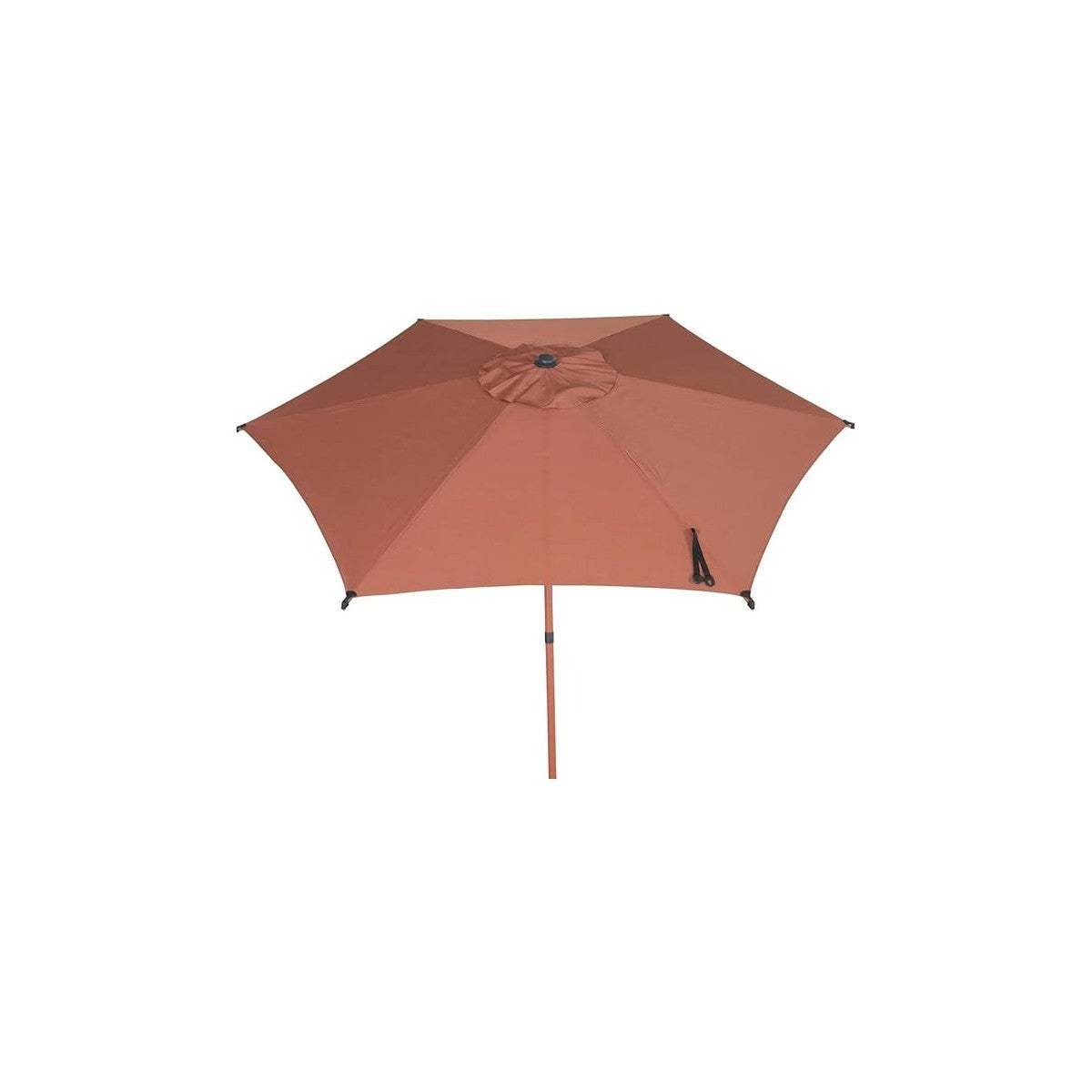 Soya-Rundschirm 2,7 m aus Mahagoni-Polyester