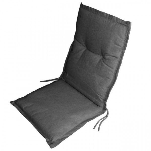 Graues niedriges Rückenlehnenkissen 90x45x5 cm