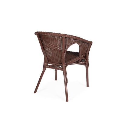 Bizzotto Ruby-Sessel aus Rattan mit Korbgeflecht, 58 x 61 x 74 h cm