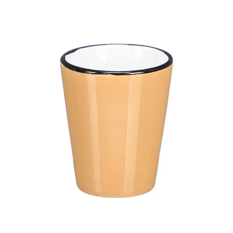 Ceramic glass 90 ml assorted light colors