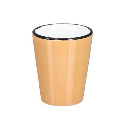 Ceramic glass 90 ml assorted light colors