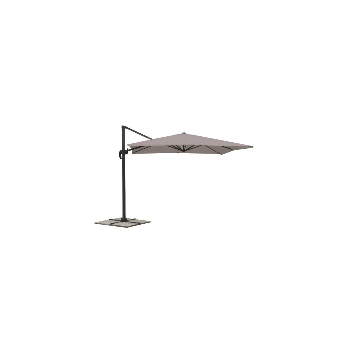 Senso Regenschirm 3x4m taubengrau