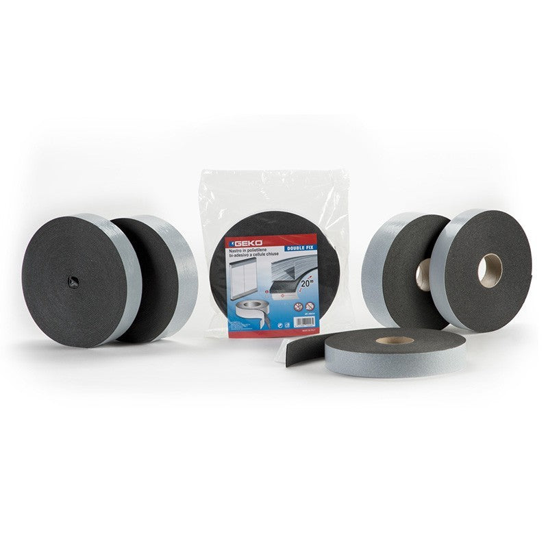 Doppelseitiges Schaumklebeband für Gipskartonplatten 50 mm x 20 m anthrazit