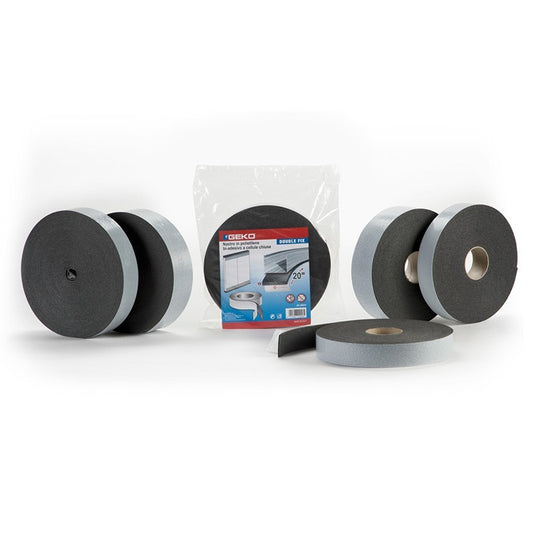 Cinta de espuma de doble cara para placas de yeso 50 mm x 20 m antracita