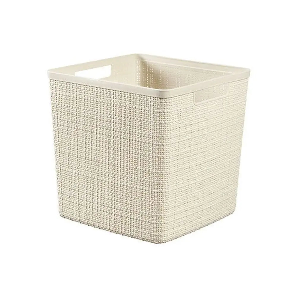 Keter Cesta Yute Cube blanco 5l cm 28x28x27 h