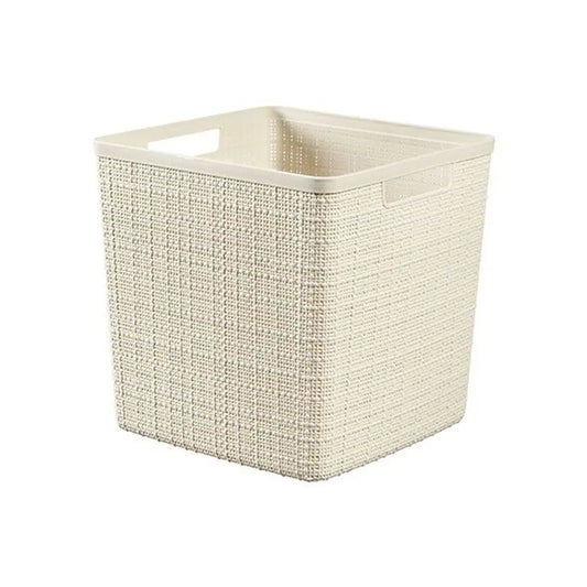 Keter Jute Cube Korb weiß 5l cm 28x28x27 h